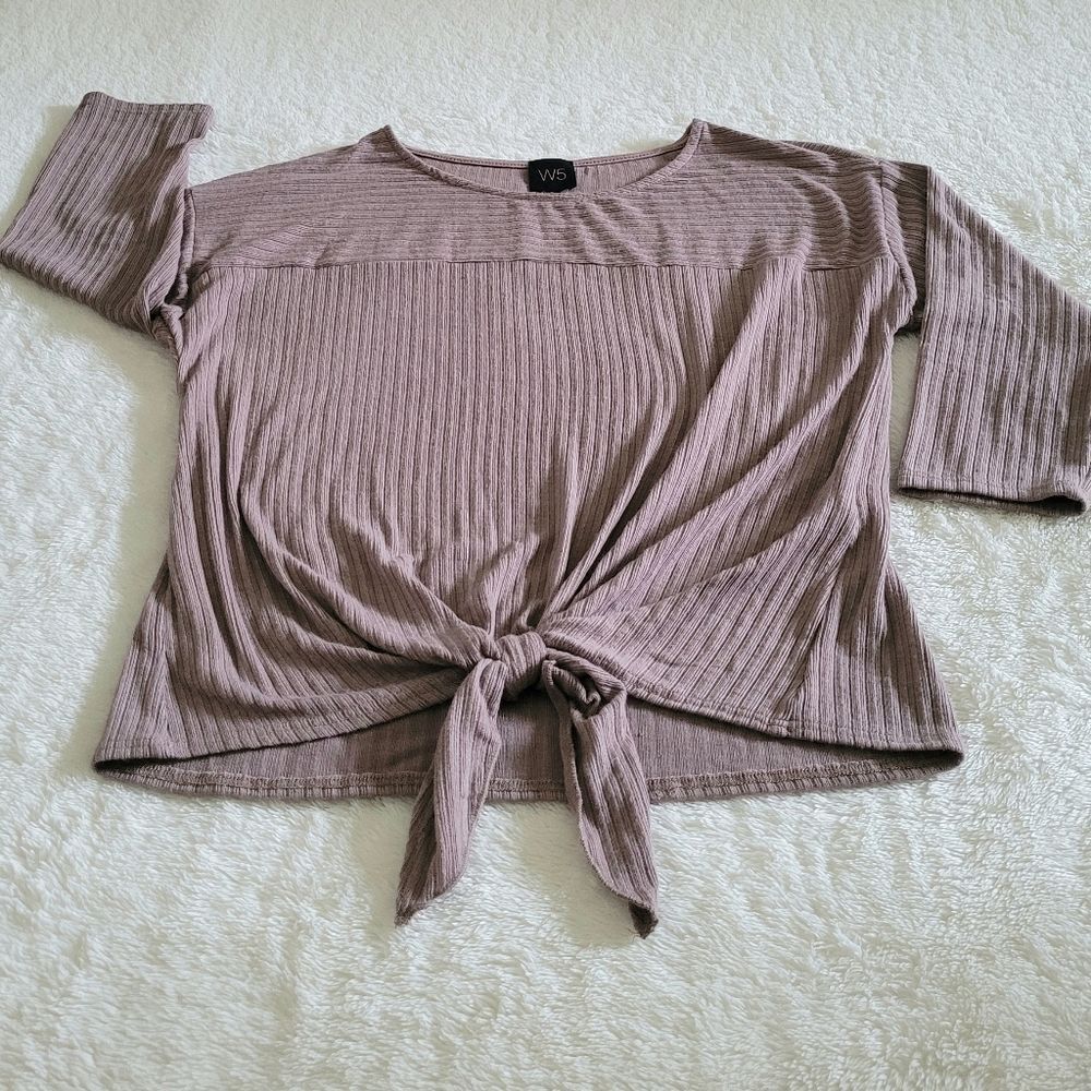 W5🖐️ by Anthropologie Ribbed Tie🎀 Bottom T - Picture 11 of 14